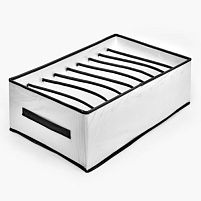 Коробка-органайзер для зберігання білизни 9від 44*25*17см Stenson 4425179J-WHITE