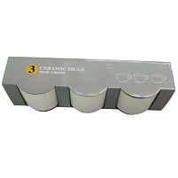 Чашки "Honeycomb" 3шт/наб 250мл Stenson R37287-4