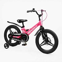 Велосипед дитячий двоколісний Corso RV-18017 «Revolt» (колеса Ø18"/гума, рама: магній, допоміжні колеса, гальмо ручне, від 6 років)