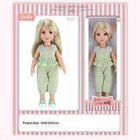 Лялька 91095 K висота: 30 см, прошите волосся, знімний одяг та взуття, рухомі кінцівки, в коробці