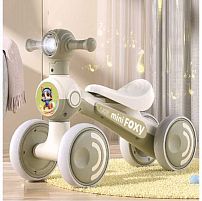 Біговел дитячий JOY 4-х колісний TR-90118 колеса EVA, рама пластик, УКРАЇНСЬКЕ ОЗВУЧУВАННЯ та підсвічування, в коробці