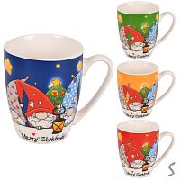 Чашка новорічна "Gnome" 350мл Stenson R35759
