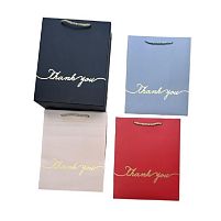 Пакет подарунковий паперовий S "Thank you" 19.5*24.5*9.5 см Stenson R96718-S