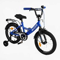 Велосипед дитячий двоколісний 16" Corso MAXIS CL-16255 ручне гальмо, дзвіночок, сидіння з ручкою, додаткові колеса, ЗІБРАНИЙ НА 75%, в коробці