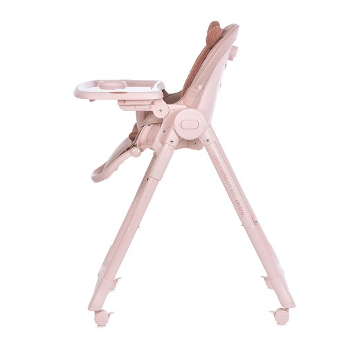 Стільчик для годування немовлят El Camino ME 1037 CRYSTAL Bear Pink фото 2
