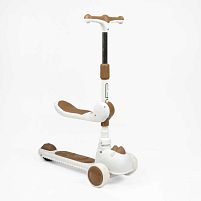 Самокат-беговел триколісний Skyper S-3309-24 (колеса: передні Ø4.92"/PU/заднє Ø3,15"/PU, рама: пластик/складна, сидіння, до 25 кг)