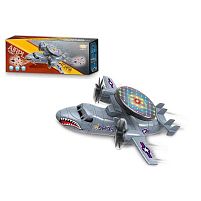Літак 286-18 звук, підсвічування, колесо вільного ходу, автоматичне обертання лопастей, проєкція, в коробці