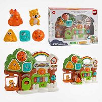 Музичний будинок CY 8006 B звук, підсвічування, піаніно, тріскачка, в коробці