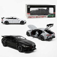 Машинка 1206-15 "Авто Експерт", 3 кольори, металопластик, 1:24, звук, світло, інерція, відчиняються двері, у коробці, ВИДАЄТЬСЯ ТІЛЬКИ МІКС ВИД