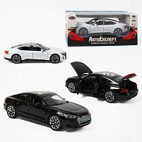 Машинка 86544 "Авто Експерт", 2 кольори, металопластик, 1:32, світло, звук, інерція, відчиняються двері, багажник, капот, в коробці