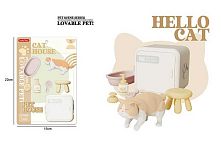 Тваринка M 04 рухливі кінцівки та голова, довжина 6 см, аксесуари, на листі