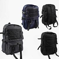 Рюкзак C 72796 3 кольори, розміри: 30х12х44 см, 1 відділення, 4 кишені, на блискавці, в пакеті, ВИДАЄТЬСЯ ТІЛЬКИ МІКС ВИДІВ