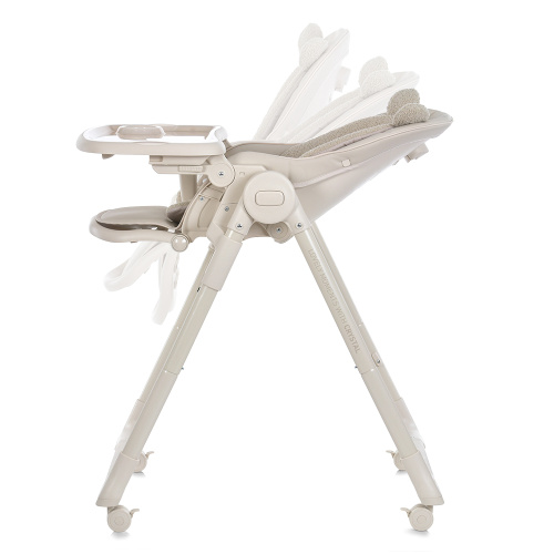 Стільчик для годування немовлят El Camino ME 1037 CRYSTAL Bear Beige фото 7
