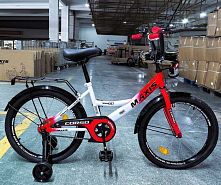 Велосипед дитячий двоколісний Corso MX-89782 «Maxis» (колеса Ø20"/гума, рама: сталь, допоміжні колеса, гальмо ручне, від 6 років)