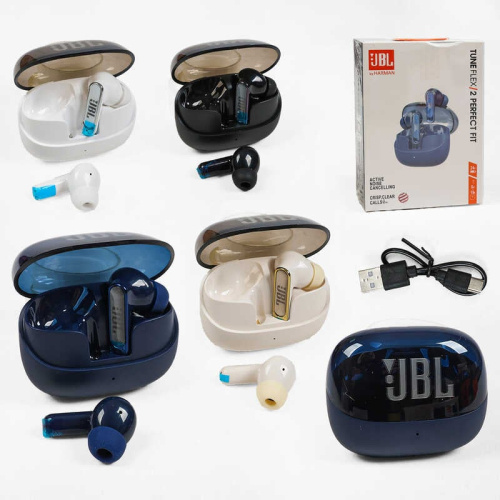 Навушники C 78367 4 кольори, TWS, Bluetooth-підключення, мікрофон, зарядний кейс, частота 2,4GHz, USB, IPX2, в коробці, ВИДАЄТЬСЯ МІКС
