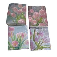 Пакет подарунковий паперовий S "Tulips" 18*24*8.5см Stenson R34424-S