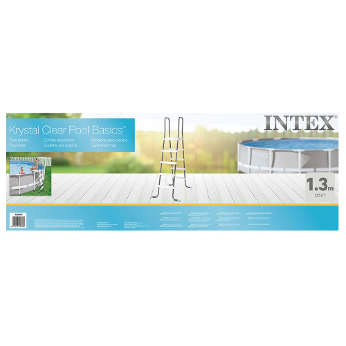 Драбина Intex 28067 (для басейну, 132 см, 8 сходинок, майданчик) фото 4