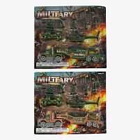 Комбат QL 114-40 C 2 види, інерція, гвинтокрил, трейлер, флагман, машинка, солдатики, на листі