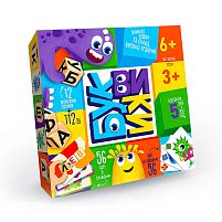 Настільна розважальна гра "Буквики" G-BU-01U УКР. "Danko Toys"