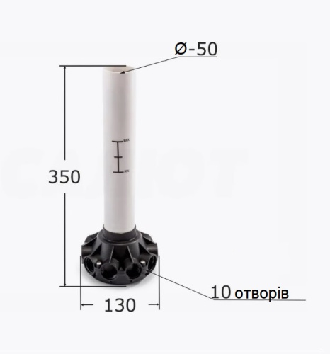 Трубка центральна Intex 11815 (підходить до бака піщаних фільтруючих насосів Intex 26646, 28646) фото 3