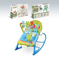 Шезлонг 68123-1 мелодії, 3 підвіски, заспокійлива вібрація, в коробці