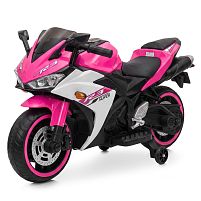 Електромотоцикл дитячий Bambi Racer M 6329EL-8 (колеса: переднє Ø13"/заднє Ø13,38"/EVA, акк. 12V/9Ah, мотор: 2*12V/35W, до 5 км/г, до 30 кг)
