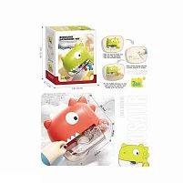 Піноутворювач для ванни X 18009 “Динозавр”, від батарейок, на присосках, мелодія, 2 режими, в коробці