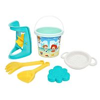 Набір для піску "Summer" 6 ел. з млинком та термонаклейкою 39909 "Tigres"