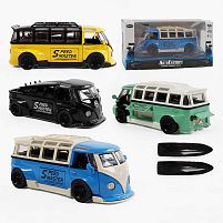 Автобус TK-19102 "Авто Експерт", 4 кольори, масштаб 1:32, світло, звук, інерція, відчиняються двері, в коробці, ВИДАЄТЬСЯ ТІЛЬКИ МІКС ВИДІВ