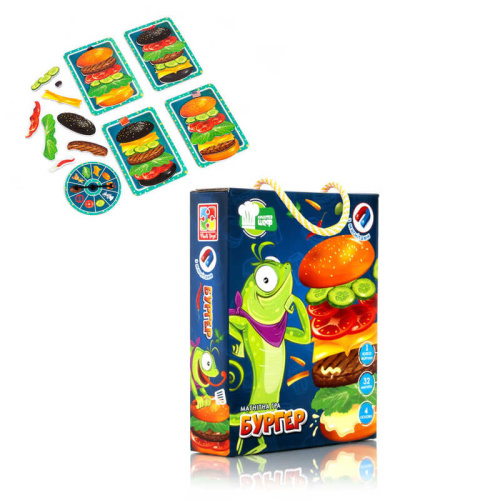 Магнітна гра "Бургер" VT2310-06 "Vladi Toys"