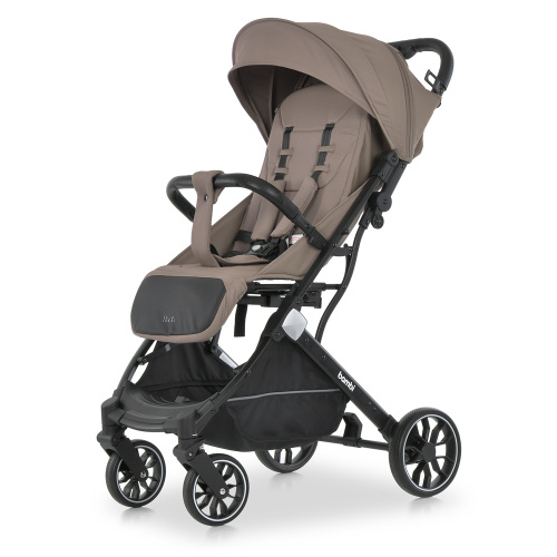 Коляска дитяча прогулянкова Bambi M 5727-1 Taupe Gray (розкладена: 51*81*107 см, складена: 34*51*70 см, колеса: передні 6"/задні 7.87"/EVA, до 22 кг)