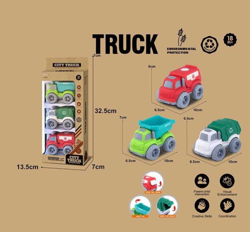 Набір машин 913-6 3 штуки в коробці