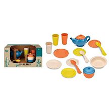 Набір посуду SK 310 B тарілки, чашечки, чайник, ложечки, в коробці