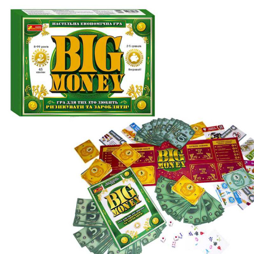 Настільна економічна гра "Big Money" 12120143У "Ранок"