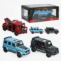Джип 77070 "Авто Експерт", 3 кольори, металопластик, 1:24, звук, світло, інерція, рухомі елементи, 2 режими, викрутка, в коробці, ВИДАЄТЬСЯ ТІЛЬК