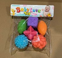 Набір пискавок 916-195 6 штук, середній розмір: 6.5х6.5, в пакеті