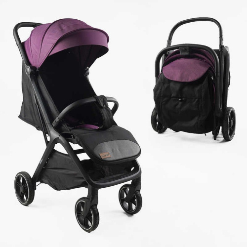Коляска дитяча прогулянкова Joy Willow WL-65316 (колеса 6,5"/8"/PU, бампер, ремінь, футкавер, навіс, кошик, підсклянник, телескопічна ручка)