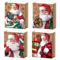 Пакет новорічний паперовий S "Santa" 18*23*10см Stenson R96604-S