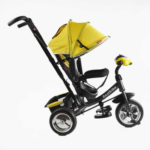 Велосипед дитячий триколісний Best Trike 6588/62-119 (колеса: переднє Ø9.84"/задні: Ø7.87"/пластик, рама: сталь, батьк. ручка, нахил спинки, до 25 кг) фото 2