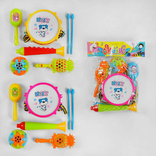 Музичні інструменти 5398-3 5 елементів, тріскачка, у пакеті