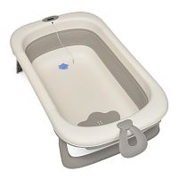 Ванночка для немовлят El Camino ME 1106 T-CONTROL Gray (23*51*87 см., складна)