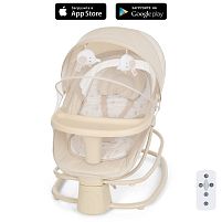 Крісло-гойдалка для немовлят з електро-заколисуванням Mastela 8081 (механізм гойдання: поворотний)