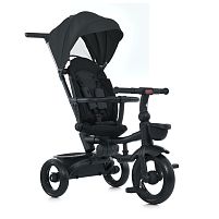 Велосипед дитячий триколісний Turbotrike MT 1038 Black (колеса: EVA, рама: метал, батьківська ручка, нахил спинки, ремінь, бампер, до 30 кг)