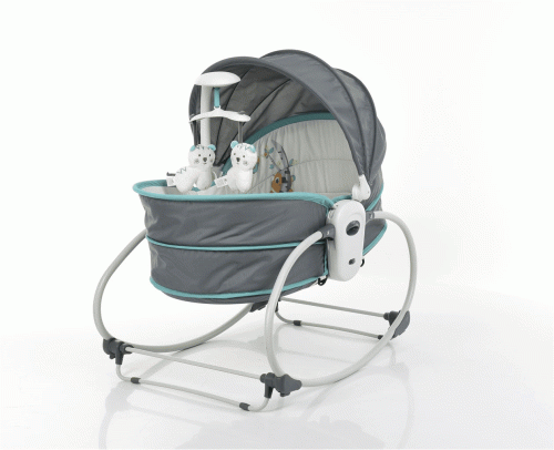 Люлька-гойдалка для немовлят з електро-заколисуванням Mastela 6037 (механізм гойдання: вібрація) фото 2