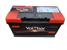 Акумулятор автомобільний VolThor VS100 60032 SMF (Supreme Premium, Ca/Ca, 12V, 100Ah, EN920A, RC 182 min, Euro, 175*190*353 мм, Словенія, 2023 р.)