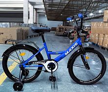 Велосипед дитячий двоколісний Corso MX-90701 «Maxis» (колеса Ø20"/гума, рама: сталь, допоміжні колеса, гальмо ручне, від 6 років)