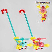 Каталка 8587 В "Лобстер", 2 кольори, підсвічування, рухомі елементи, дзвіночок, в пакеті