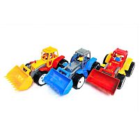 Трактор з ковшем 007/7 кольоровий "BAMSIC"