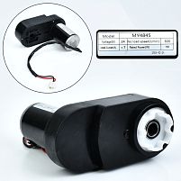 Редуктор колеса в зборі з мотором для дитячого електрокарта Bambi Kart M 6147-GEAR BOX (24V, 150W, отвір під вісь: Ø15 мм, ↔20 см)
