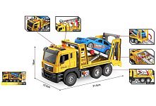 Евакуатор WY 1120 B на батарейках, підсвітка, звук, інерція, довжина 31 см, рухомі деталі, в коробці
